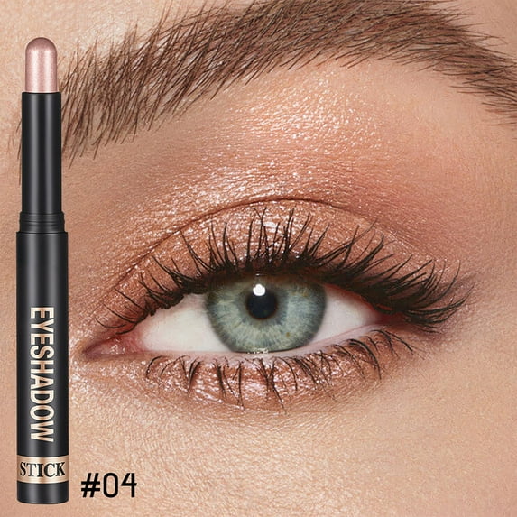 KeirineCC 12 Colors Cream Eyeshadow Stick, Cream Neutral Eyeshadow Stick Makeup, Metallic Eye Brightener Stick Pencil Crayon, Shimmer Matte Eye shadow Stick Pencil Pen, Perfect Makeup Gifts For Women