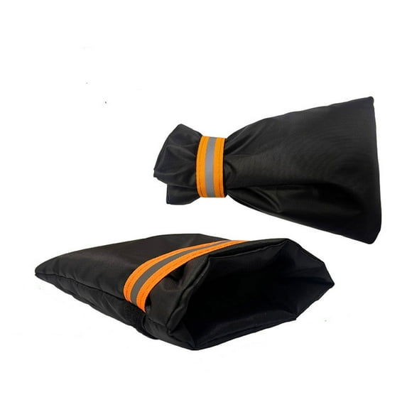 KeirineCC 2Pack Outdoor Faucet Covers for Winter,Outside Water Faucet Cover for Winter Freeze Protection Hose Bib Insulation Covers Reusable Waterproof Spigot Cover with Reflective Strips,Orange