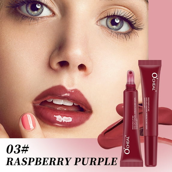 KeirineCC 4 Colors Hydrating Lip Gloss,Glitter Glossy Plumping Lip Glow Oil,High Shine Glass Finish Lip Jam,Shiny Jelly Liquid Lipstick For Women And Girls