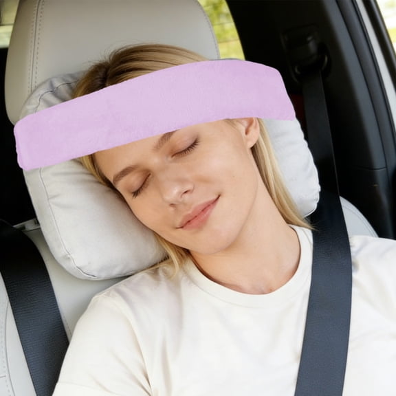KeirineCC Adjustable Multi-Scene Head Restraint Strap Comfortable Head Support For Car Dining ChairPink