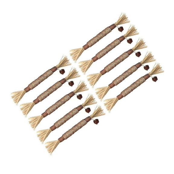 KeirineCC Catnip Toys,Silvervine for Cats,Cute Cat & Kitten Toys for Indoor Cats Interactive,Cat & Kitten Teething Chew Toys for Aggressive Chewers,Natural Silvervine Dental Sticks(10PCS)