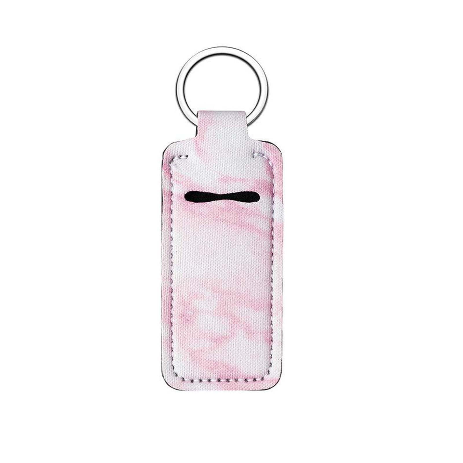 CLOHOMIN Lipstick Holder Keychain - Neoprene Protective Sleeve For Chapstick, Lip Gloss, Mini Cosmetics - View #13