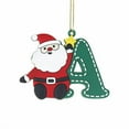 thumbnail image 1 of KeirineCC Christmas Letter Ornaments for Tree Decoration,27pcs Xmas Mini Alphabet Christmas Clay Pendant Ornament,A to Z Letters Hanging Ornament for Holiday Stocking Stuffers Gift Garland Decor,#A, 1 of 2