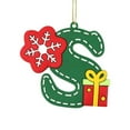 thumbnail image 1 of KeirineCC Christmas Letter Ornaments for Tree Decoration,45pcs Xmas Mini Alphabet Christmas Clay Pendant Ornament,A to Z Letters Hanging Ornament for Holiday Stocking Stuffers Gift Garland Decor,#S, 1 of 2