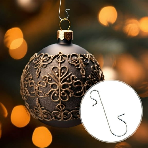 KeirineCC Christmas Ornament Hooks Ornament Hangers Ornament Hooks Christmas Tree Decorating，50PCS Silver Bath Cups (Silver)