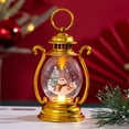 thumbnail image 1 of KeirineCC Christmas Snow Globes Snowman Musical Lighted Winter Scene Fall Decor, Lighted Water Globe Lantern White Santa Claus,Snowman Snow Globe Glittering for Christmas Decorations,B, 1 of 6
