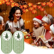 KeirineCC Christmas Tree Party Supplies, Green Cedar Tableware, Xmas Winter Disposable Dinnerware, Paper Napkin Plate Cup Plastic Fork Knives Spoon for 20 Guests Party Favor - Napkin