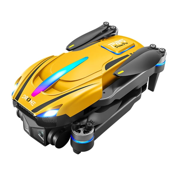 KeirineCC Drone With 1080P ESC Camera Brushless Motor Remote Control With 4.3 Inch Screen Display 2.4G RC Quadcopter,Yellow