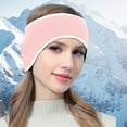 thumbnail image 1 of KeirineCC Ear Warmers Headband, Fleece Earmuffs Running Headband Winter Ear Covers Moisture Wicking Ski Sport Headband for Men & Women, Winter Fleece Ear Warmers Muffs Headband - Pink, 1 of 5