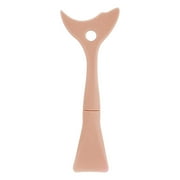 KeirineCC Eyeliner Stencils, Silicone Winged Tip, Multifunctional Mascara Shield for Eyeshadow and Eyelashes, Professional &Quick Cat Eye Makeup Tool for Beginners - Brown