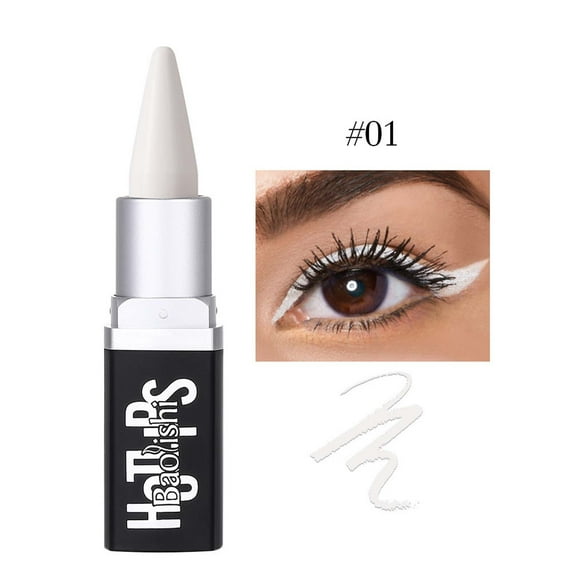 KeirineCC Gel Eyeliner, Natural Black Eyeliner Cream Waterproof Smudge Proof, Rational Gel Eyeliner, Liquid Eyeliner Pen Crayon Smokey Eye Liners Eyeshadow Palette Stick