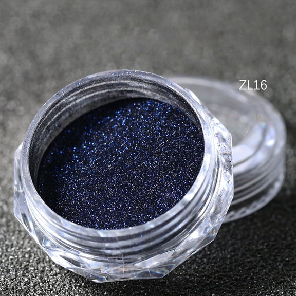 KeirineCC Gel Polish Sliver Nail Powder, Mirror Metallic Effect Premium Salon Nail Glitter Manicure Pigments for Nail Art Design