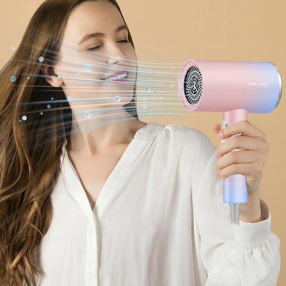 KeirineCC Hair Dryer - Mini Hair Dryer, High-Speed Brushless Motor Negative Ionic Blow Dryer for Fast Drying, Low Noise Thermo-Control Hair Dryer With Nozzle, Perfect for Gifts