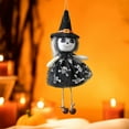 thumbnail image 1 of KeirineCC Halloween Ornaments for Small Tree - Window Doll Pendant | Ghost Witch Pumpkin Cat Spooky Charm Hangable Ornament Decorations for Outdoor Holiday Parties Home,1 PCS,Black, 1 of 7