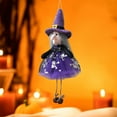 thumbnail image 1 of KeirineCC Halloween Ornaments for Small Tree - Window Doll Pendant | Ghost Witch Pumpkin Cat Spooky Charm Hangable Ornament Decorations for Outdoor Holiday Parties Home,1 PCS,Purple, 1 of 7