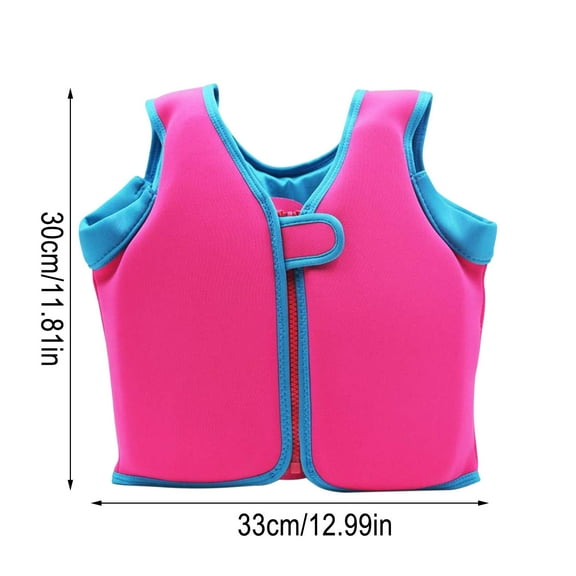 KeirineCC Kids Swim Vest Toddler Learn to Swim Floatation Jackets Training Vest for Boys Girls,Baby Girl Swim Vest Learn to Swim Float Suit Jackets Training Vest for Kids,Hot Pink,S