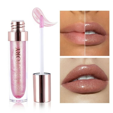 KeirineCC Lip Gloss Glossy Blam, Lip Glossy Liquid Lipstick Long Lasting Taste Waterproof Moisturizing Hydrating Lip Glow Oil Lip Make-up for for Women and Girls