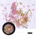 thumbnail image 1 of KeirineCC Nail Art Rhinestone Glue, Colorful Gems, Flat-back Round Glass Crystals, 1 of 3