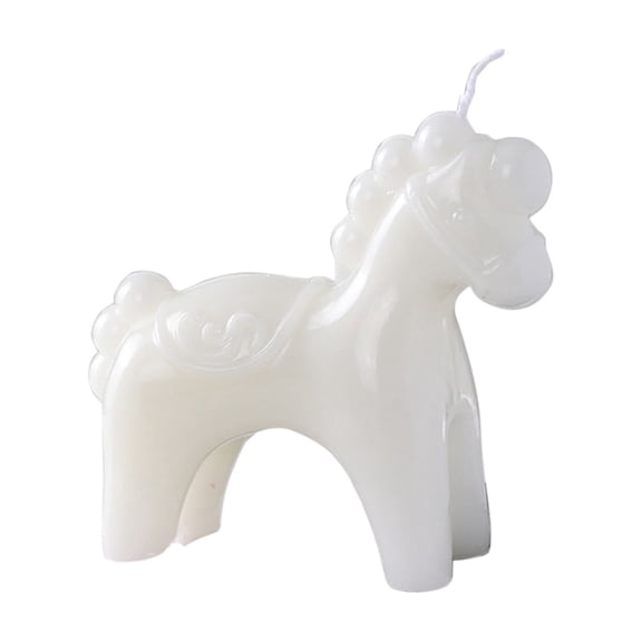 KeirineCC News Year Colt Scented Candle Gift Ornament,B