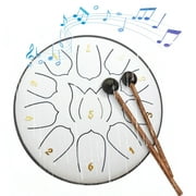 KeirineCC Rain Drum for Outside 11 Note 6 Inch Rain Drum for Outside Garden, Steel Tongue Drum Rain Chime, Handpan Drum steel tongue drum to Create a Peaceful and Charming Atmosphere in Your Garden