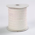 thumbnail image 1 of KeirineCC Shimmer Crushed Velvet Ribbon, Christmas Vintage Velvet Ribbon, for Christmas Tree Ornament Gift Wrapping Bow Wreath Flower Bouquet Craft Decoration (White,50 Yard), 1 of 4