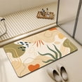thumbnail image 1 of KeirineCC Soft Bath Mat with Mid-Century Abstract Boho Pattern, Modern Non-Slip Bathroom Rug Absorbent Microfiber Floor Mat-16x24 Inches - B, 1 of 8