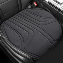 KeirineCC Summer Car Seat Cushion,Comfort Memory Foam Driver Seat Cushion Improve Driving View,Sciatica and Lower Back Pain Relief,Thick Seat Cushions for Car Home Office Chair,Wheelchair - Black