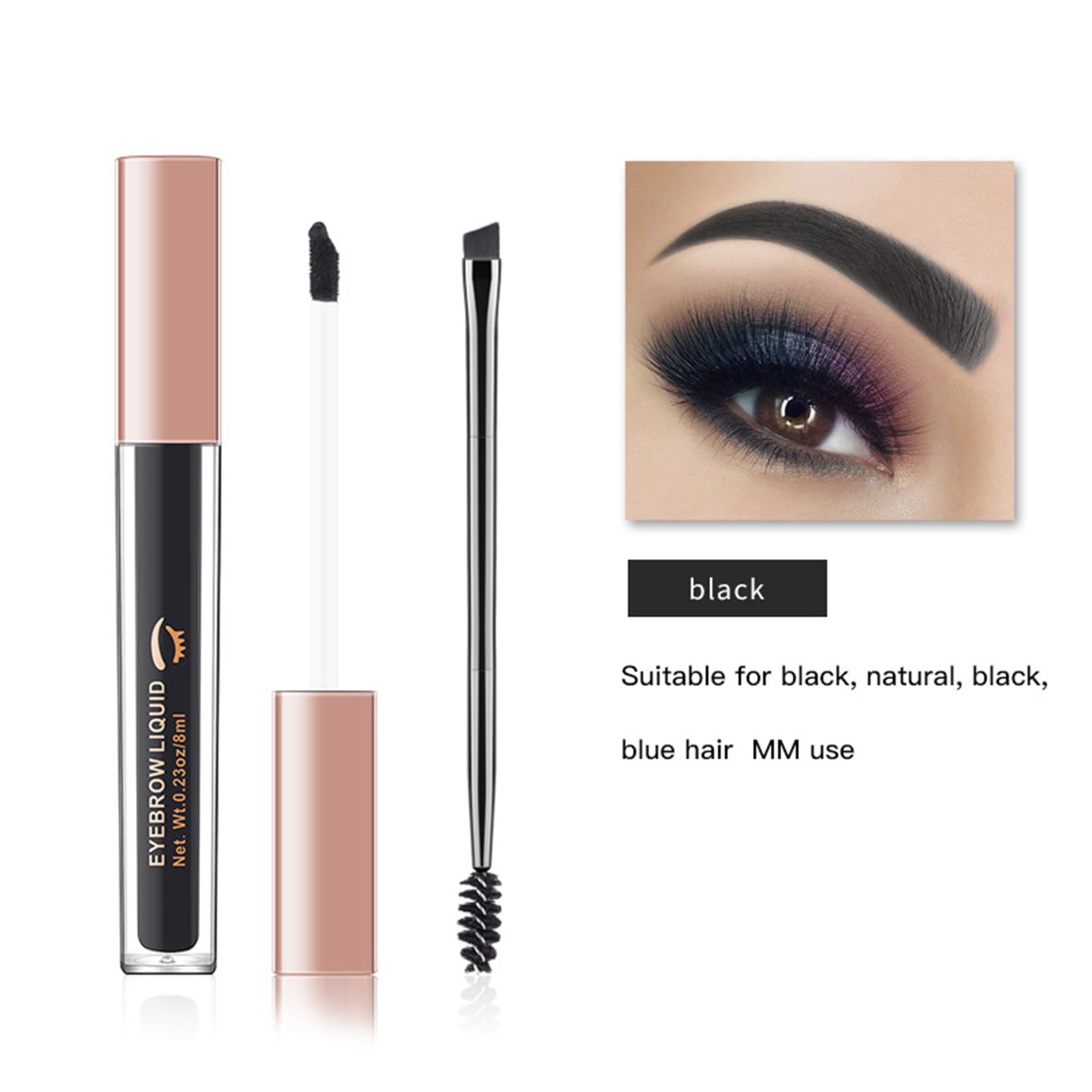 KeirineCC Tinted Thickening Eyebrow Mascara with Eyebrow Brushes,Brow