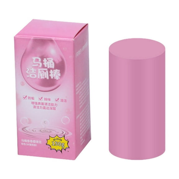 KeirineCC Toilet Bowl Cleaner Bar, Automatic Cleaners with Bleach, Slow-Releasing Toilet Tank Cleaners for Deodorizing & Descaling, Household Toilet Cleaners against Tough Stains - Peach