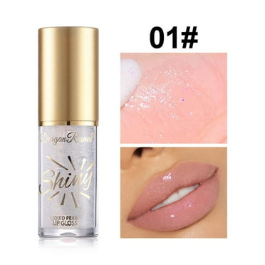 KeirineCC Top Gloss - Lip Gloss, High Shine Finish, Hydrating Lip Gloss, Lip Makeup, High-Pigment Shimmer Soft Pastel-Pink Lip Gloss