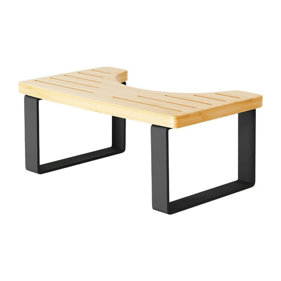 KeirineCC Wooden Bathroom Toilet Stool Children's Toilet Step Stool Bathroom Footstool Improves Squatting Posture Sturdy And Lasting Suitable For Adults And Children,Yellow