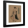 thumbnail image 1 of Keisai Eisen 18x24 Black Modern Framed Museum Art Print Titled - Chochi O Motsu Onna (1818), 1 of 5