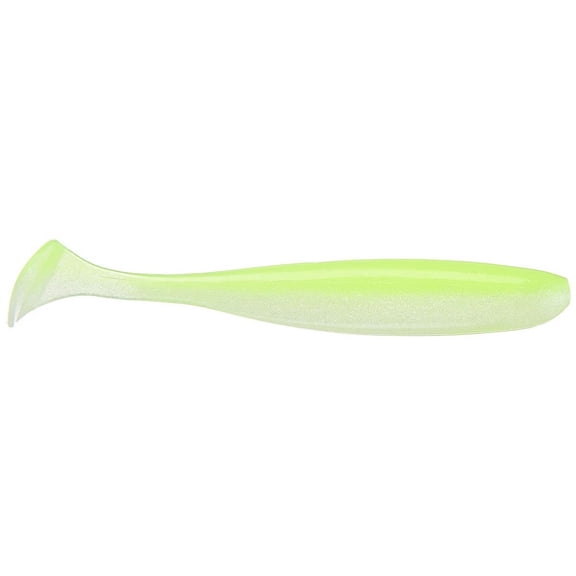 Keitech Easy Shiner Paddle Tail Swimbait 4" (7 Pack) Chartreuse Shad