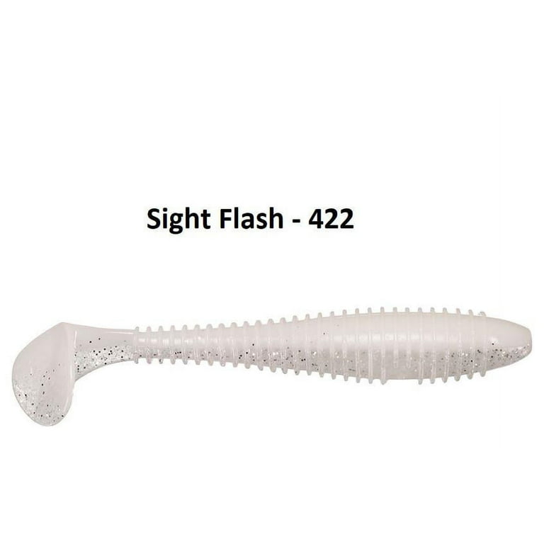 Keitech FS48422 Fat Swing Impact Swimbait 4.8 5pc Sight Flash 