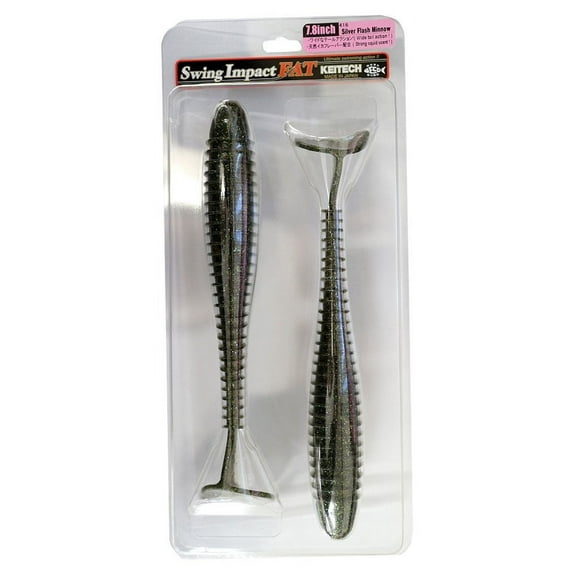 Keitech FS78416 Fat Swing Impact 7.8", Fat Paddletail Swimbait, 2