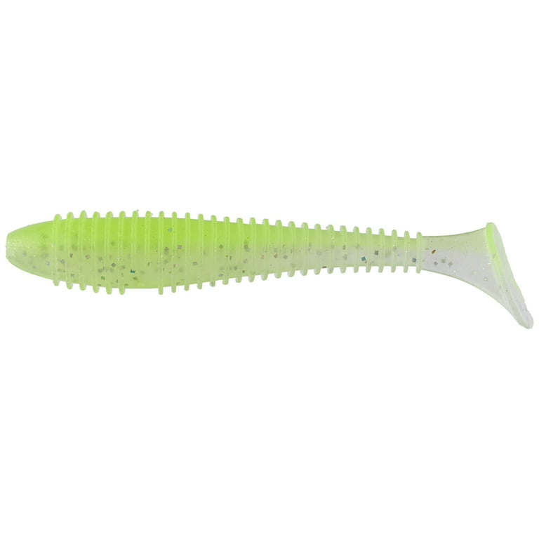 Keitech Swing Impact Fat Chartreuse Shad 2.8