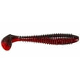 thumbnail image 1 of Keitech Fat Swing Impact 3.8'' Black Cherry 6pk, 1 of 2