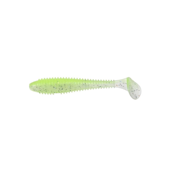 Keitech Fat Swing Impact 4.3'' Chartreuse Shad 6pk