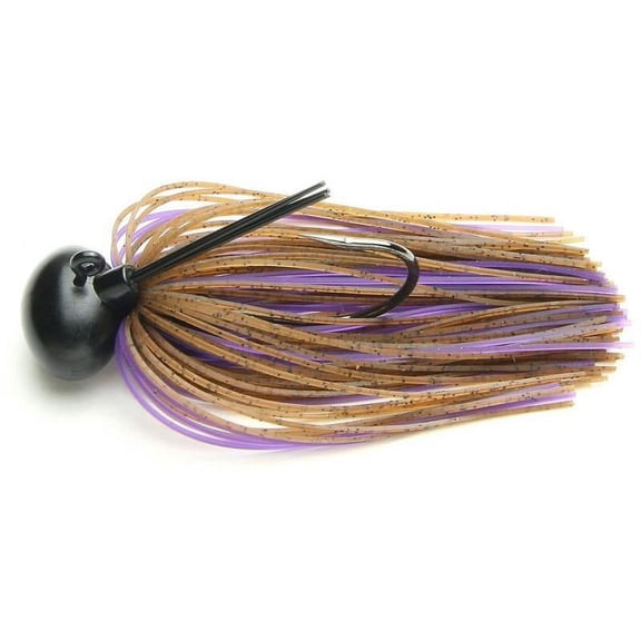Keitech Tungsten Model II Football Jig, Brown Purple, 1/2oz