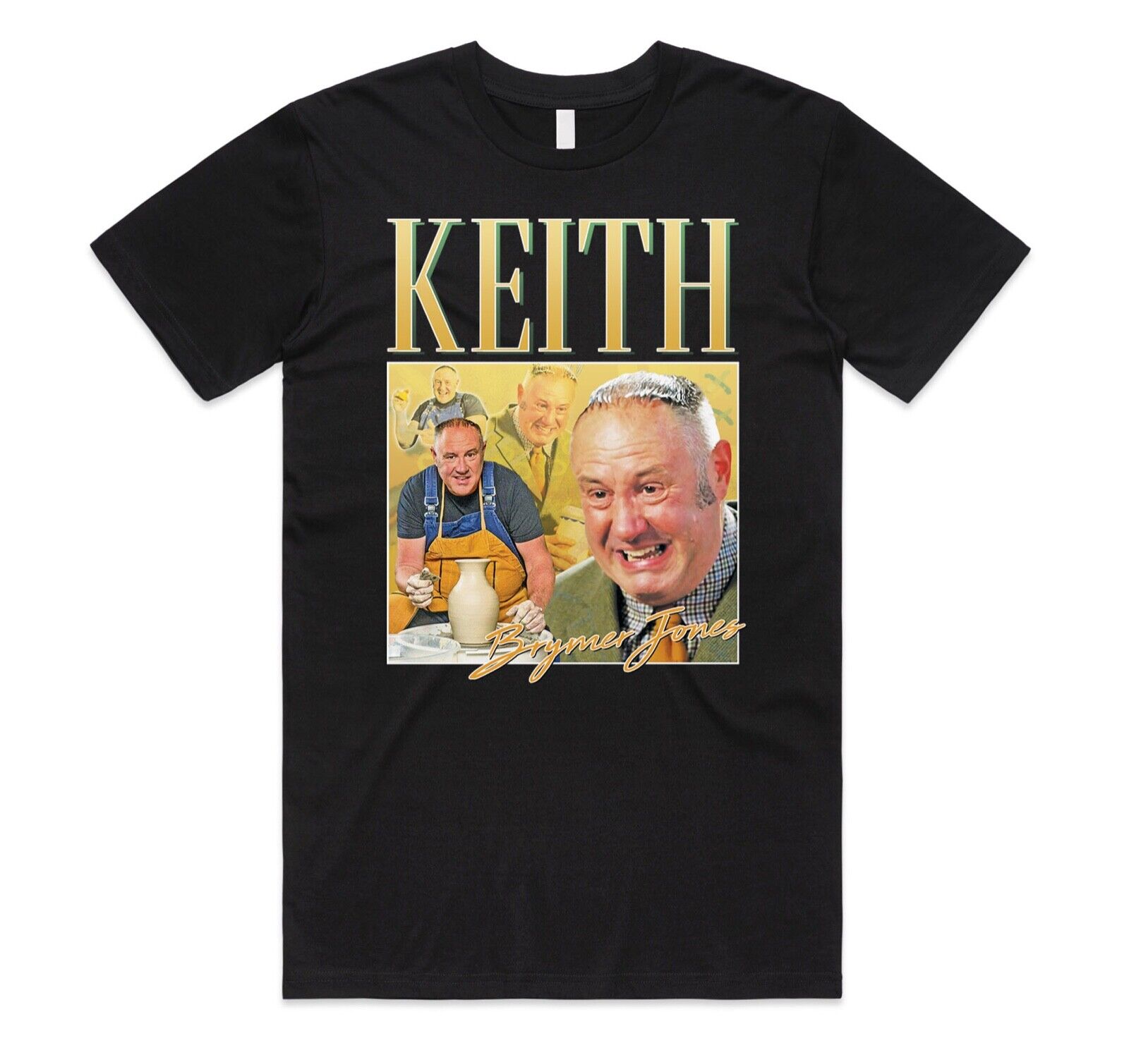 Keith Brymer Jones Homage Tshirt Tee Funny UK TV Icon Pottery Potter