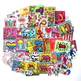 thumbnail image 1 of Keith Haring American Artist Set of 50 Assorted Stickers Decal Set, 1 of 1