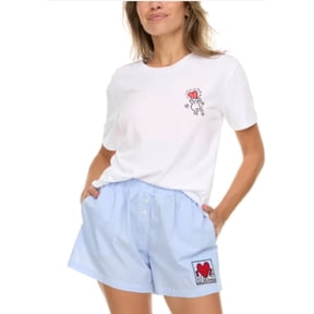 Keith Haring Ladies' Tee and Boxer Set-Small