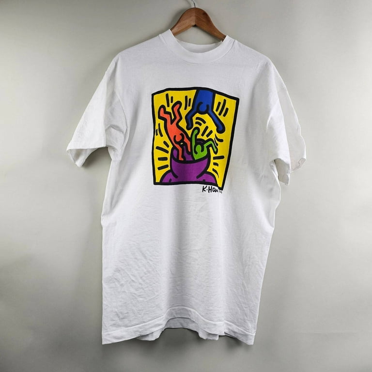 Keith Haring Pop Shop Art Tee Vintage 90S - Walmart.com