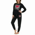 thumbnail image 1 of Keith Haring Women's 2 Piece Super Soft Luxurious Fleece Lounge Pajama Set, Long Sleeve Crew and Jogger (Black Medium), 1 of 7