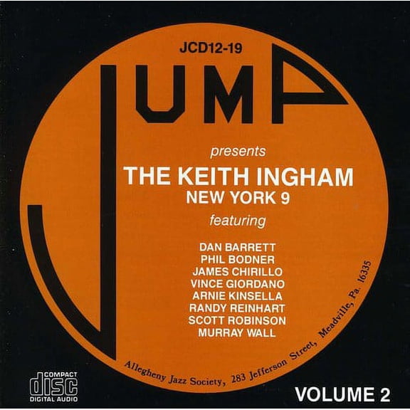 Keith Ingham & the New York 9 - Keith Ingham & the New York 9: 2 - Music & Performance - CD