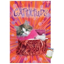 Keith Kimberlin - Cattitude Wall Poster, 14.725" x 22.375"