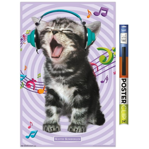 Keith Kimberlin - Kitten - Singing Wall Poster, 22.375" x 34"