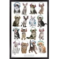 thumbnail image 1 of Keith Kimberlin - Kittens - Headphones Wall Poster, 14.725" x 22.375", Framed, 1 of 5