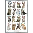 thumbnail image 1 of Keith Kimberlin - Kittens - Headphones Wall Poster, 22.375" x 34", Framed, 1 of 2