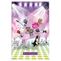 Keith Kimberlin - Puppies and Kittens Band Wall Poster, 14.725" x 22.375", Framed